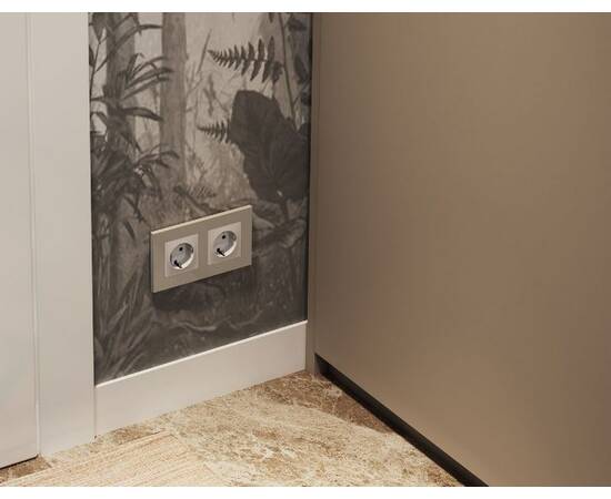 Рамка двухместная Ambrella Volt Qubi AF250362, изображение 2