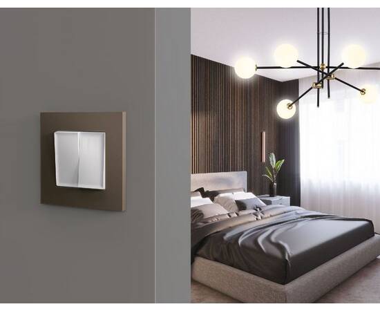 Рамка одноместная Ambrella Volt Qubi AF250631, изображение 2