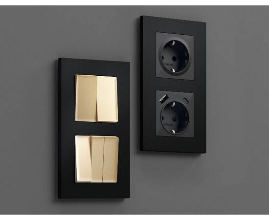 Рамка одноместная Ambrella Volt Qubi AF250701, изображение 3