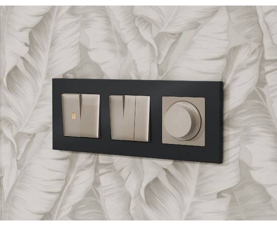 Рамка двухместная Ambrella Volt Qubi AF250802, изображение 2