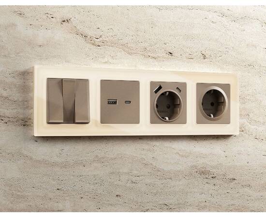 Рамка трехместная Ambrella Volt Platos AF330303, изображение 2