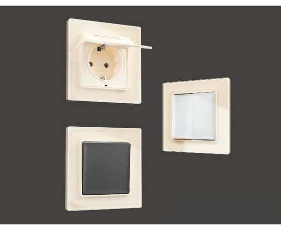 Рамка четырехместная Ambrella Volt Platos AF330304, изображение 3