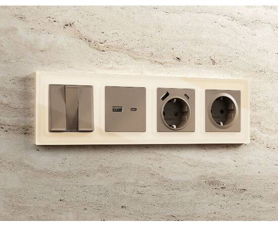 Рамка пятиместная Ambrella Volt Platos AF330305, изображение 2