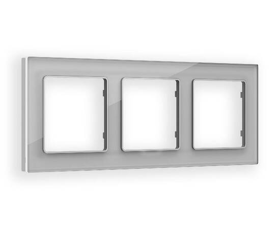 Рамка трехместная Ambrella Volt Platos AF330403