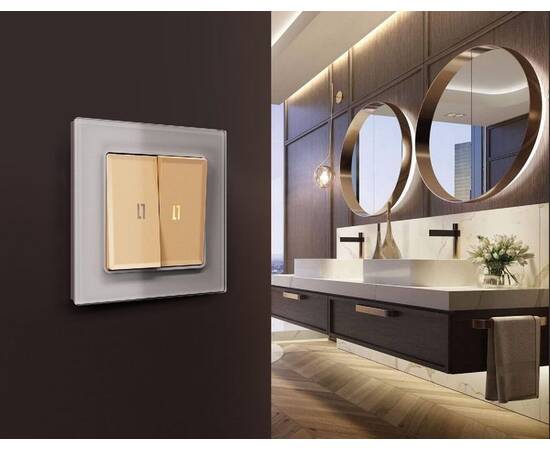 Рамка одноместная Ambrella Volt Platos AF330501, изображение 2