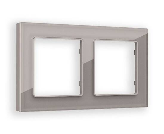 Рамка двухместная Ambrella Volt Platos AF330502