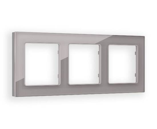 Рамка трехместная Ambrella Volt Platos AF330503