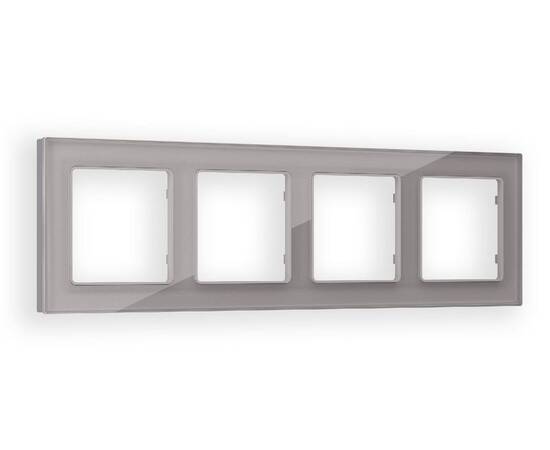 Рамка четырехместная Ambrella Volt Platos AF330504