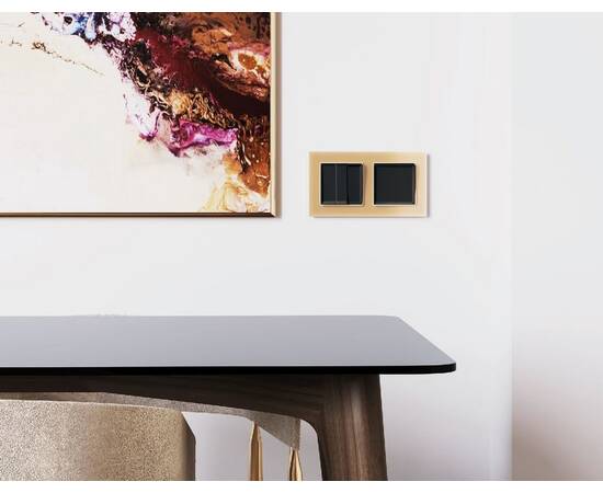 Рамка одноместная Ambrella Volt Platos AF330601, изображение 2