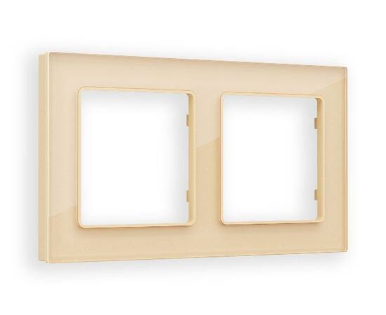 Рамка двухместная Ambrella Volt Platos AF330602