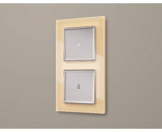 Рамка двухместная Ambrella Volt Platos AF330602, изображение 3