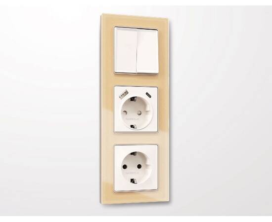 Рамка трехместная Ambrella Volt Platos AF330603, изображение 3