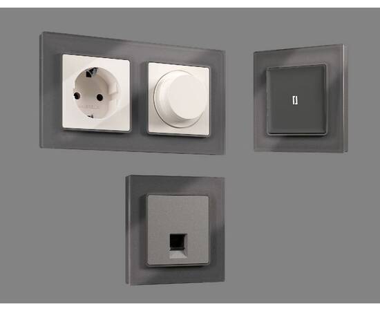 Рамка двухместная Ambrella Volt Platos AF330652, изображение 3