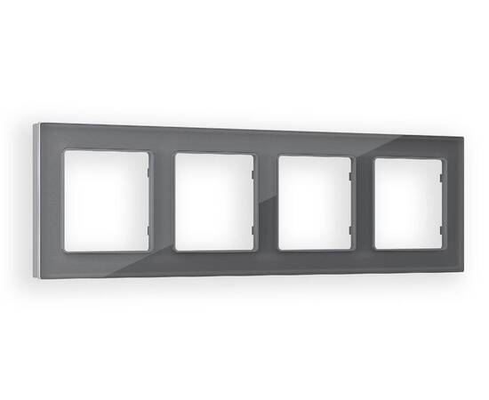 Рамка четырехместная Ambrella Volt Platos AF330654