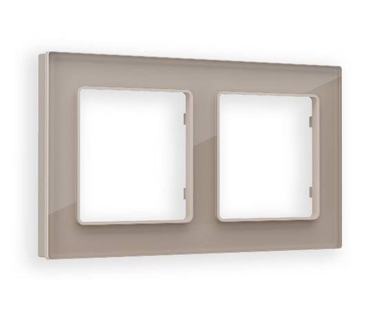 Рамка двухместная Ambrella Volt Platos AF380602