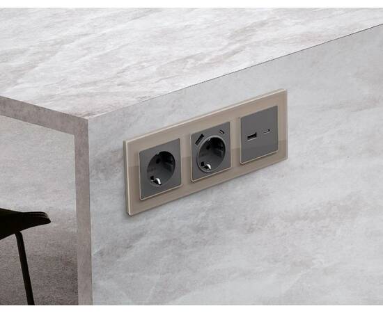 Рамка двухместная Ambrella Volt Platos AF380602, изображение 2