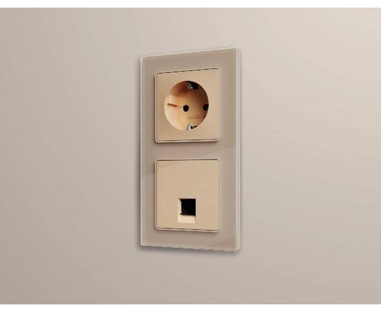 Рамка двухместная Ambrella Volt Platos AF380602, изображение 3