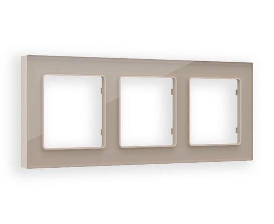 Рамка трехместная Ambrella Volt Platos AF380603