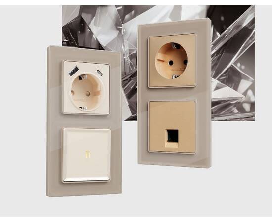 Рамка четырехместная Ambrella Volt Platos AF380604, изображение 3