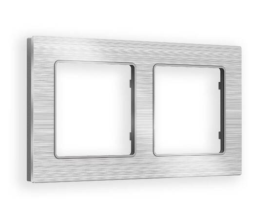 Рамка двухместная Ambrella Volt Platos AF550102