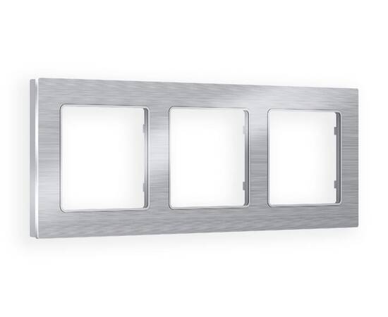 Рамка трехместная Ambrella Volt Platos AF550103