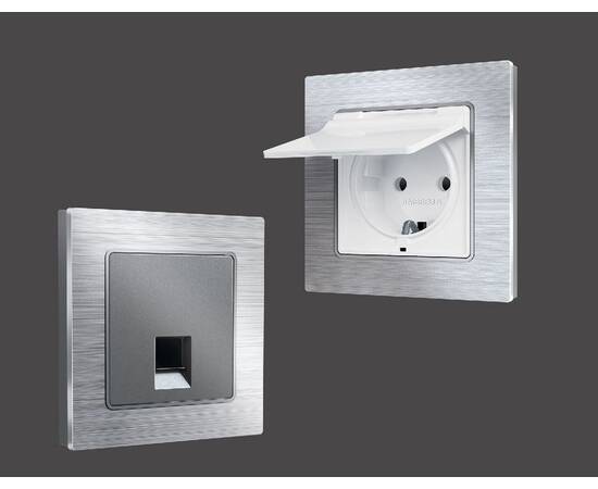 Рамка трехместная Ambrella Volt Platos AF550103, изображение 3