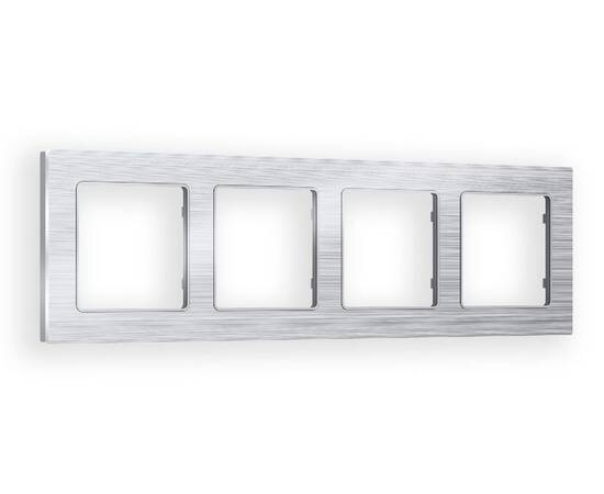 Рамка четырехместная Ambrella Volt Platos AF550104