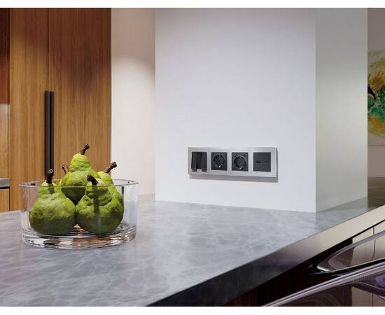 Рамка четырехместная Ambrella Volt Platos AF550104, изображение 2