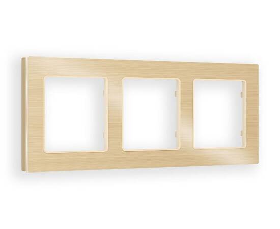 Рамка трехместная Ambrella Volt Platos AF550303