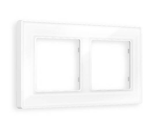 Рамка двухместная Ambrella Volt Arctic AF580102