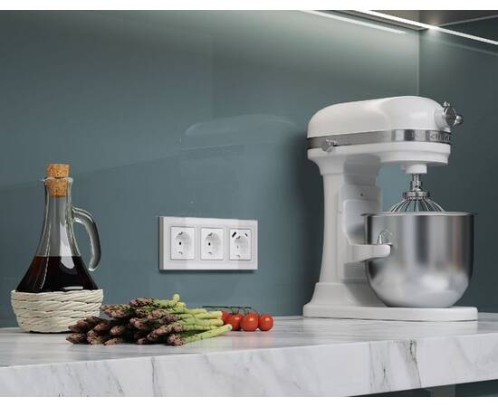 Рамка двухместная Ambrella Volt Arctic AF580132, изображение 2