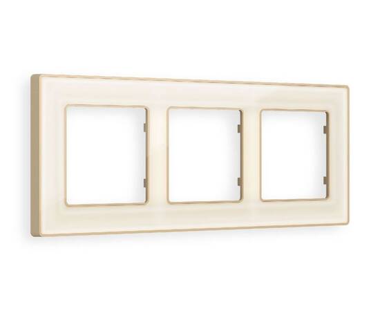 Рамка трехместная Ambrella Volt Arctic AF580343