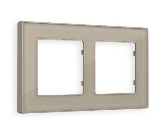 Рамка двухместная Ambrella Volt Arctic AF580362