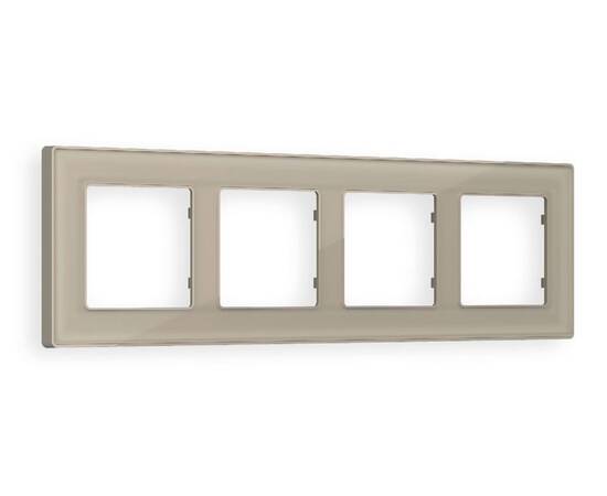 Рамка четырехместная Ambrella Volt Arctic AF580364