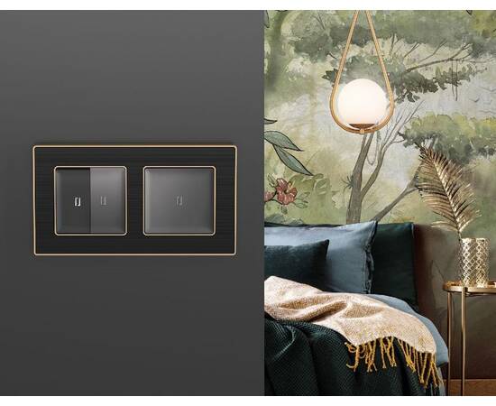 Рамка четырехместная Ambrella Volt Arctic AF580544, изображение 2