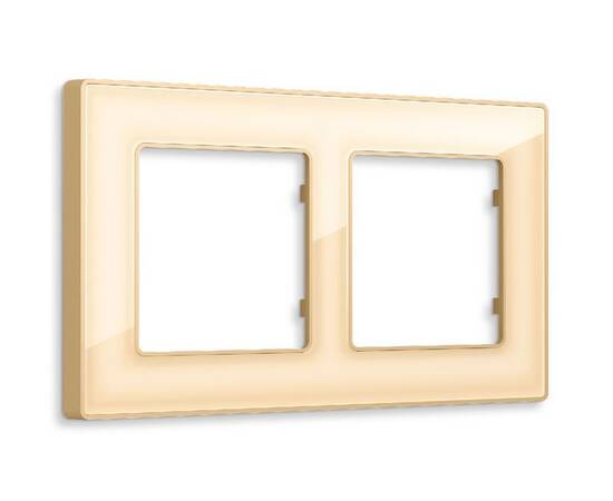 Рамка двухместная Ambrella Volt Arctic AF580602