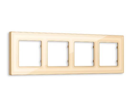 Рамка четырехместная Ambrella Volt Arctic AF580604