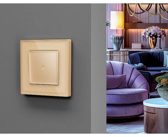 Рамка четырехместная Ambrella Volt Arctic AF580604, изображение 2