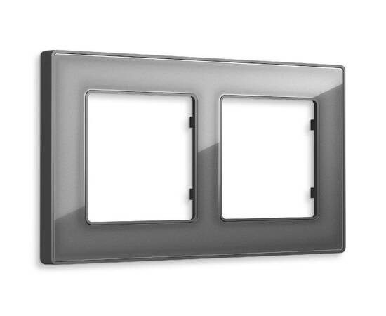 Рамка двухместная Ambrella Volt Arctic AF580652