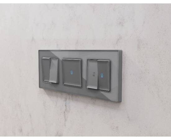 Рамка трехместная Ambrella Volt Arctic AF580653, изображение 2