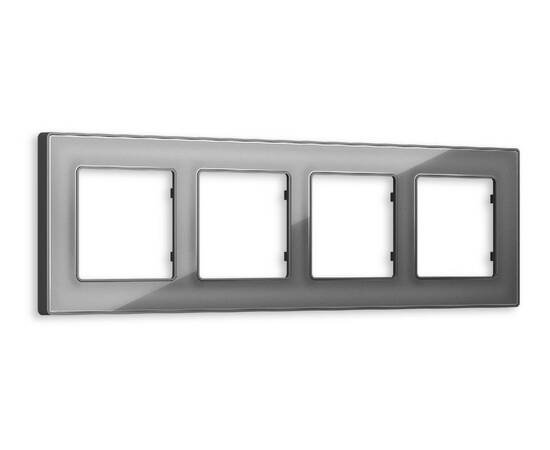 Рамка четырехместная Ambrella Volt Arctic AF580654