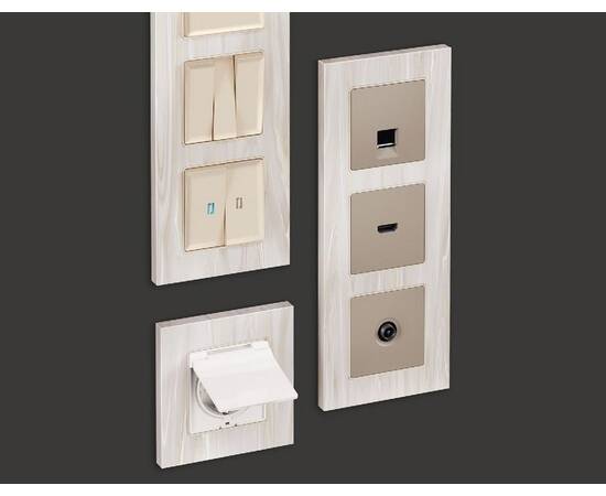 Рамка четырехместная Ambrella Volt Grand AF930304, изображение 3