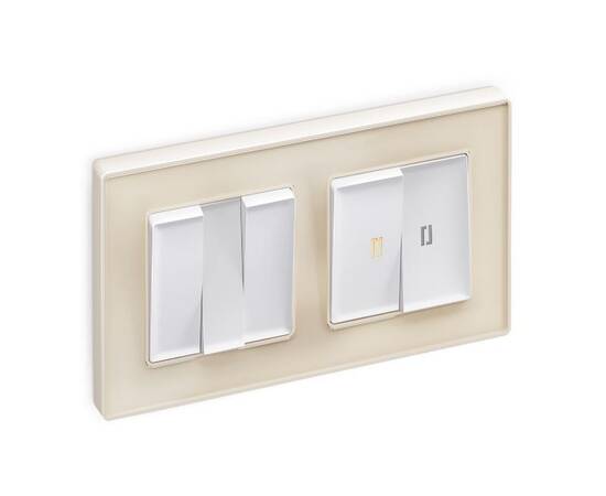 Лицевая панель для выключателя трехклавишного Ambrella Volt Alfa AP1250, изображение 2