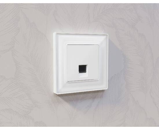 Лицевая панель для компьютерной/телефонной розетки RJ-45/RJ-11 Ambrella Volt Alfa AP1320, изображение 2