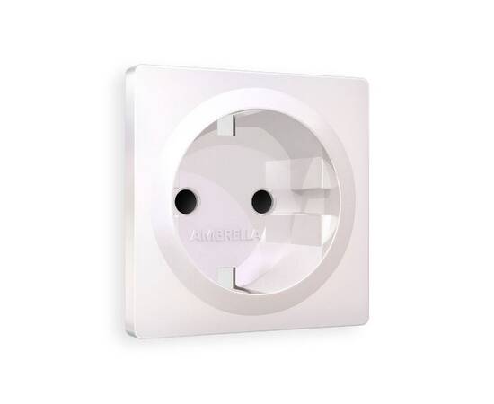 Лицевая панель для розетки с/з со шторками Ambrella Volt Alfa AP2070