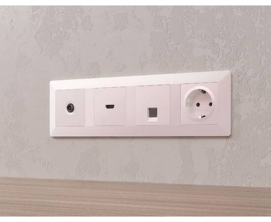 Лицевая панель для TV розетки Ambrella Volt Alfa AP2130, изображение 2