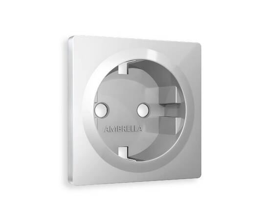Лицевая панель для розетки с/з Ambrella Volt Alfa AP4060