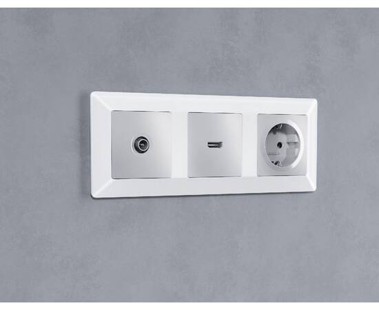 Лицевая панель для TV розетки Ambrella Volt Alfa AP4130, изображение 2