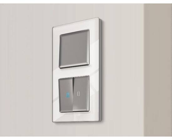 Лицевая панель для выключателя одноклавишного Ambrella Volt Alfa AP5010, изображение 2