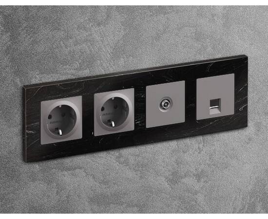 Лицевая панель для TV розетки Ambrella Volt Alfa AP5130, изображение 2